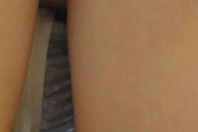 wife upskirt no panties