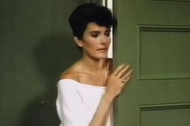 Mom and son in the bathroom