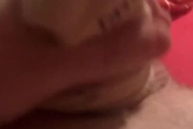 Cumming in a used sock