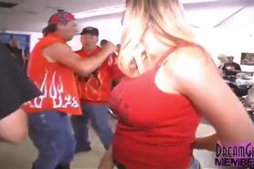 Chantell Leger and Kellie Bordelon get naked in public