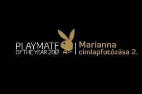 Hungarian model outside strip