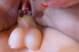 a milf sit on anal dildo 457