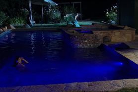 Exotic slut Cindy Starfall fucked by the pool