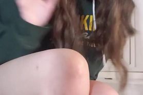 College gf sends you a video to show you how much she m