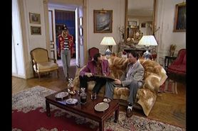 Cute Blonde in Threesome