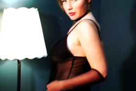 Erica Campbell - Black Dress Tease