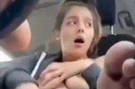 She got caught masturbating