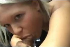 german babe gets horn in parked car