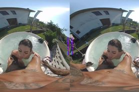 PURITYVR Orgasm in the jacuzzi with Dahlia