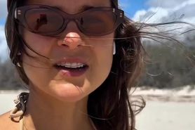 Getting off on the beach