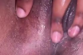 slut plays with pussy