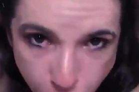 It even cums out of her nose