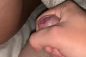 unaware cumshot on ass