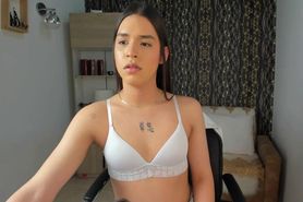 Awesome Latina SheBabe satisfying herself Part 4