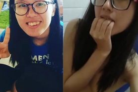 ng xiangjun revealing her body in toilet