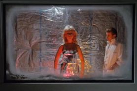 Sci-Fi pawg blonde android threesome