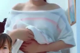 Cloe Tang revealing her boobs