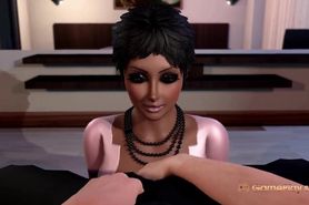 G Tits Animation - Massive Boobs Ebony MILF and Big Dic