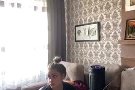 Horny teen get load of cum after blowjob and hard pound