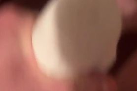 Cottonknickers79 GF white trainer sock cum load