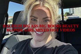 Haleigh Big Ass Big Boobs Beauty Blonde Girl Mixed Hot 