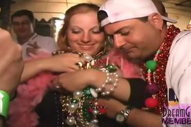 Heather Davis shows off her nipples at mardi gras