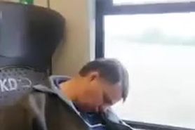 Cukierkova flashing Titts in Train