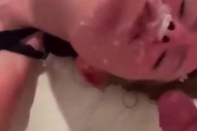Sandy loves facial