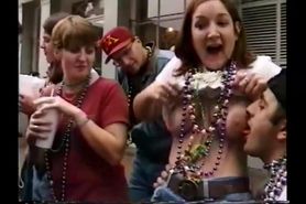Michelle Wolff Zangari big mardi gras tits