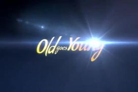 Busty teen laid by old dick