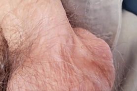 Banana skin masturbation and cum