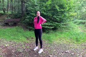 Fucked while jogging