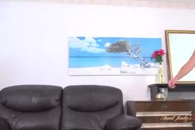 matur woman with young boy