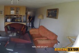 Real amateur African girl homemade suck n fuck recorded