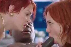 two redheads sharing a bbc