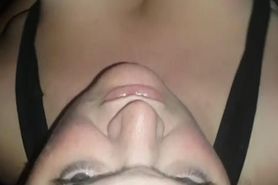 WhalePig Gets a Cumshot on her Fat Tits