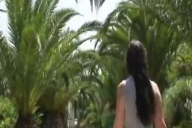 Deutsche Amateurin im Freien Creampie