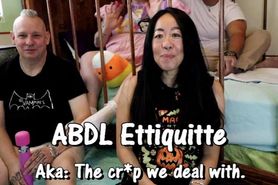 ABDL Etiquette from online to real life