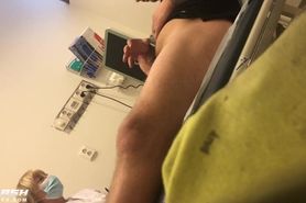 Candid shaved anus