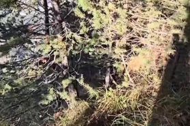 jerking off in the woods