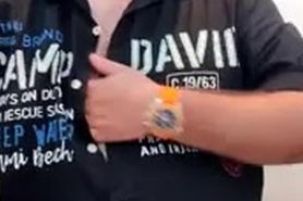 Christian Hostettler - playing with my nipples and dick