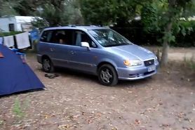 I get fucked by a lover on a campsite