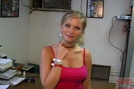 Desiree Hall Harman showing off her tits