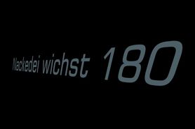 Nackedei wichst 180