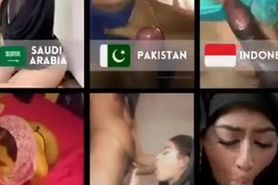 Hijab blowjob competition compilation