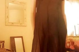 crossdressing and wanking