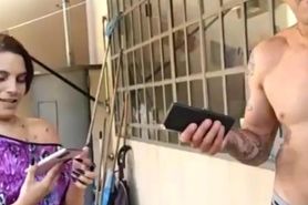 Two sluts suck big cock and get pounded hard live at se