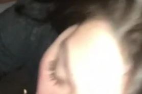 Watch Cute white girl deepthroats long cock