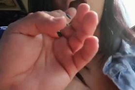 horny slut letting me to rubb her pussy