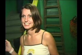 Timi Thomas shows her titties for a GGW shirt